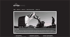 Desktop Screenshot of ikwezimining.com